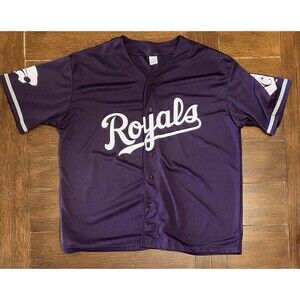Kansas City Royals M K-State Wildcats Jersey SGA 22 Purple 2022 KSU Theme Night